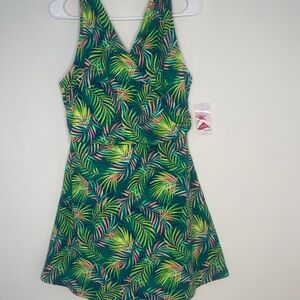 Lands' End Teal Swim Top